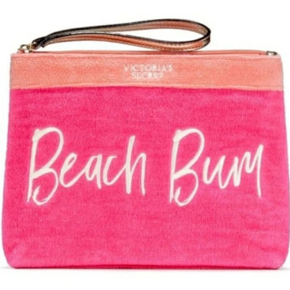 NEW Victoria's Secret Bikini Beach Bum Wristlet Ba